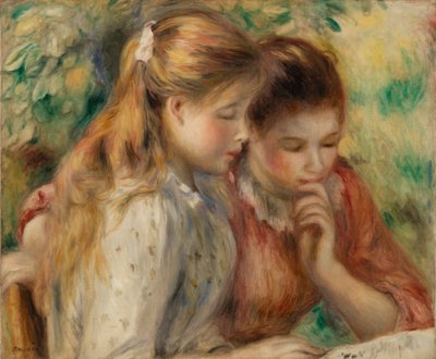 読書 作： Pierre Auguste Renoir